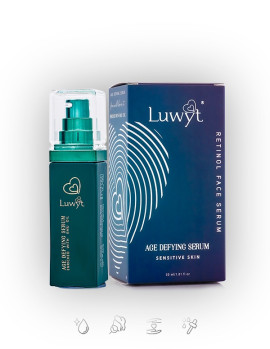 LUWYT  Retinol Face Serum For Sensitive Skin 30 ml Popular Product over INR 1000 and under INR 2000 in Popular face serum and retinol serum and retinol for sensitive skin, Face Serum For Sensitive Skin, retinol serum for sensitive skin with PH balanced wi