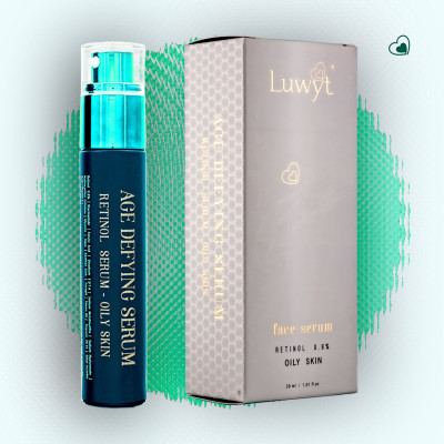 
LUWYT RETINOL FACE SERUM FOR OILY SKIN
Oil Control - Helps manage excess sebum for a shine-free, matte complexion.
Acne Reduction - Prevents pore congestion and reduces the appearance of blemishes.
Refined Texture - Promotes smoother, clearer skin wi