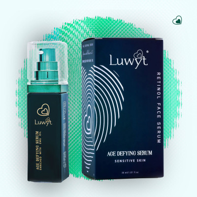 LUWYT  Retinol Face Serum For Sensitive Skin 30 ml Popular Product over INR 1000 and under INR 2000 in Popular face serum and retinol serum and retinol for sensitive skin, Face Serum For Sensitive Skin, retinol serum for sensitive skin with PH balanced wi