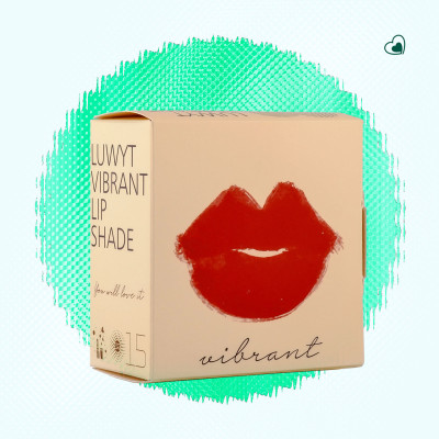 LUWYT VIBRANT LIP SHADE with SPF15 for daily lip care and essential regimen